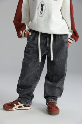 ג'ינס איזי אפור כהה