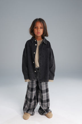 חולצת ג'ינס מייסון שחורה