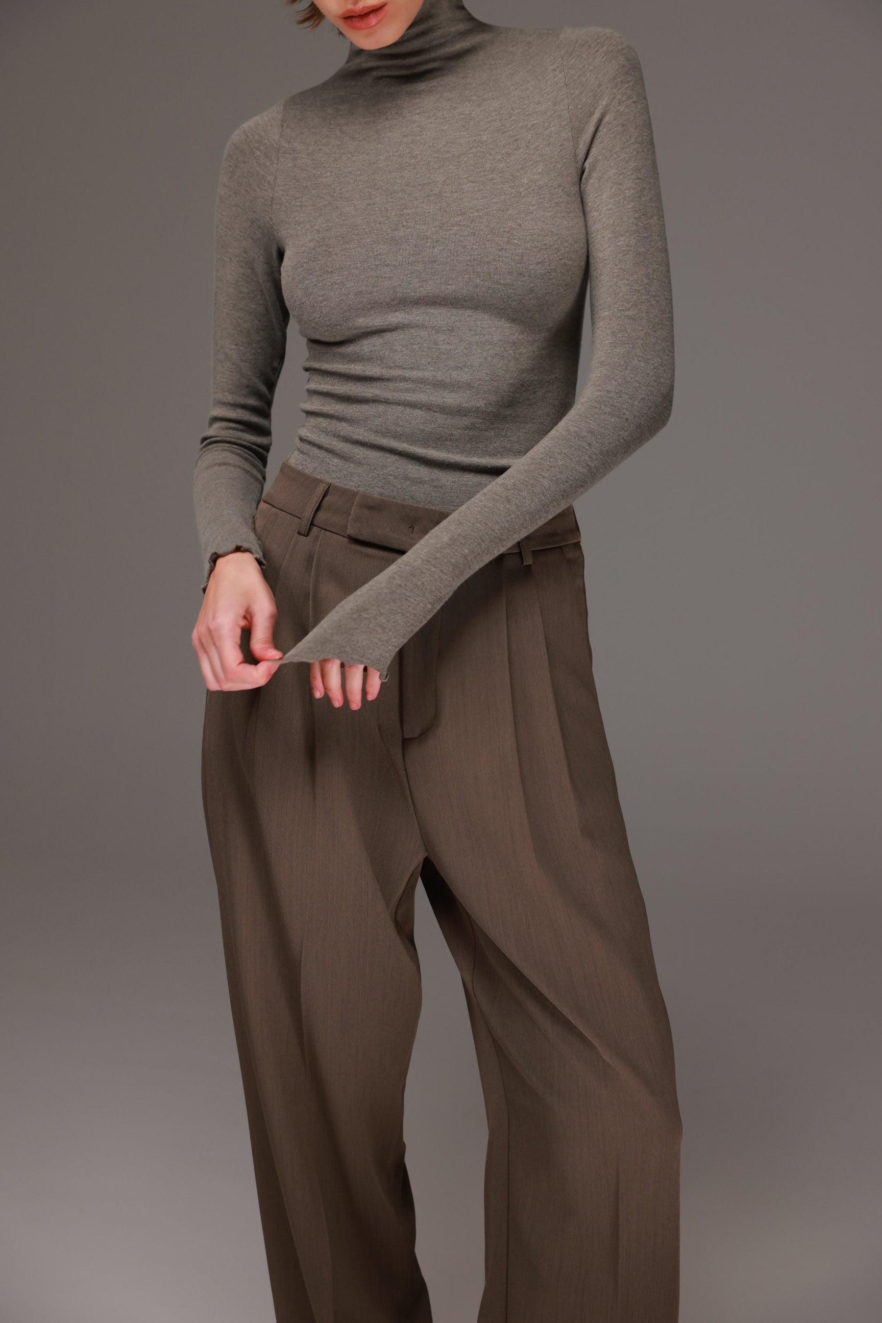 חולצת גולף ספנסר אפורה