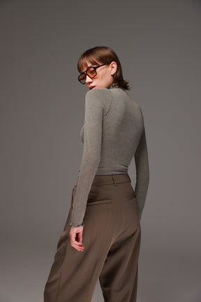 חולצת גולף ספנסר אפורה