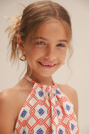 גופיית קולר אוריון כחול/אדום