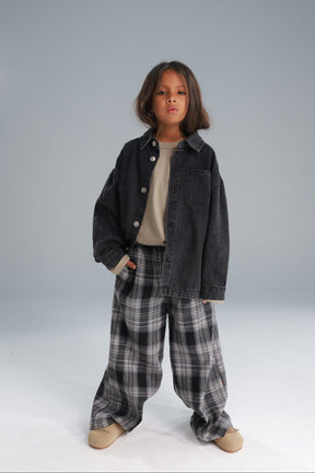 חולצת ג'ינס מייסון שחורה