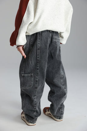 ג'ינס איזי אפור כהה