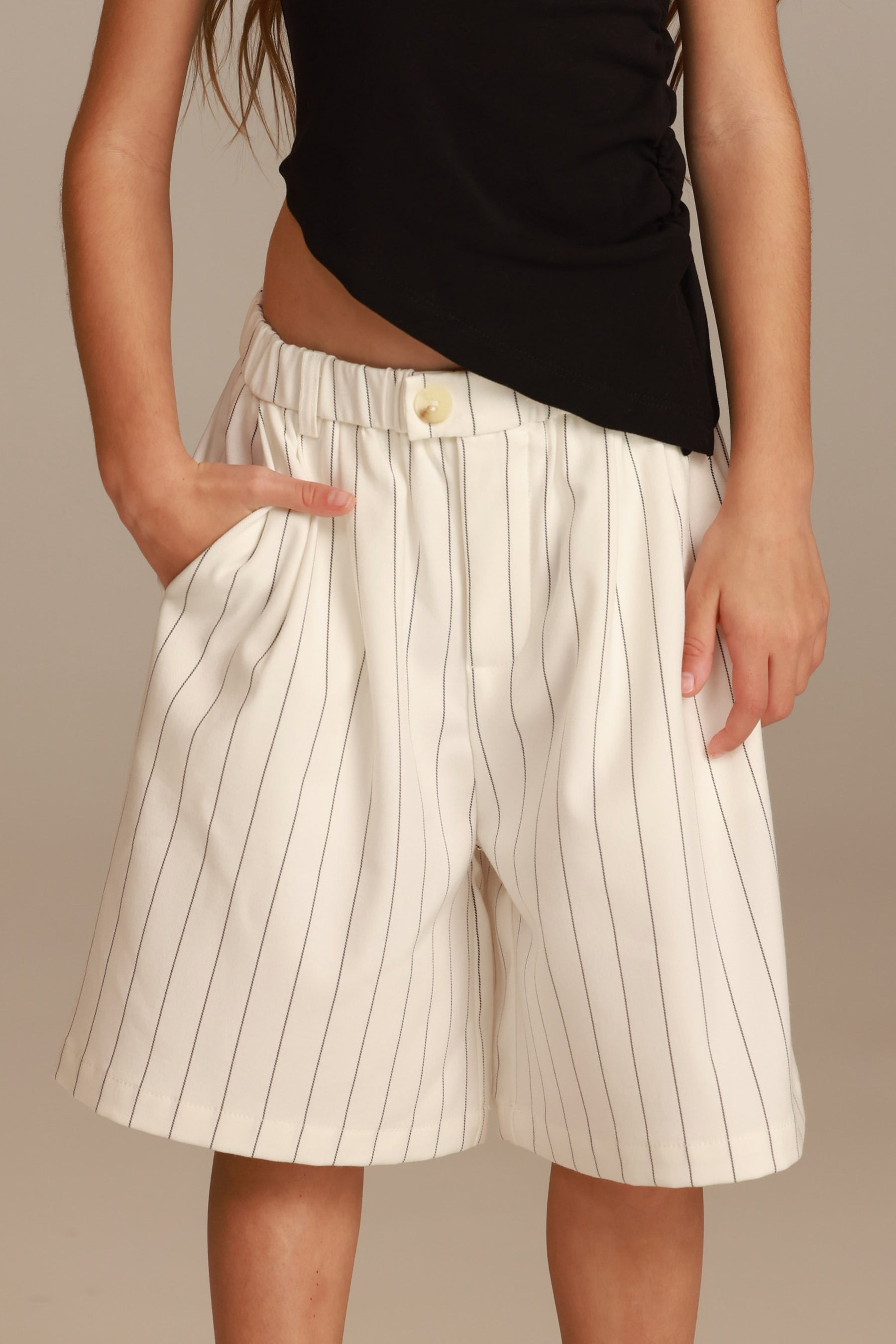 מכנסי אמיליאנו שמנת