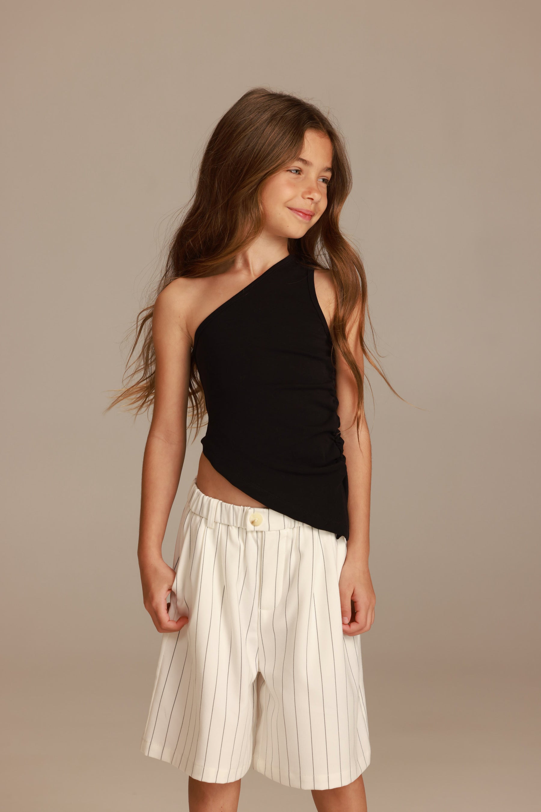 מכנסי אמיליאנו שמנת