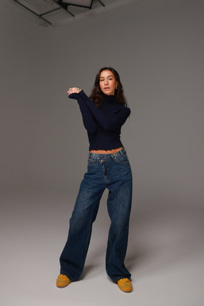 חולצת גולף ספנסר נייבי