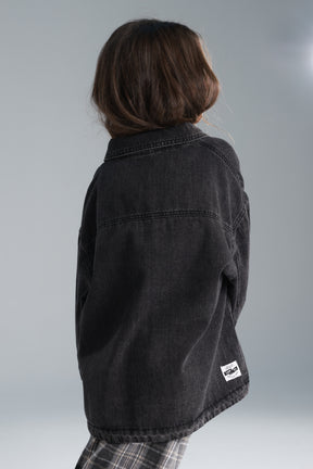 חולצת ג'ינס מייסון שחורה