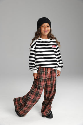 מכנסי נאלי משבצות אדום