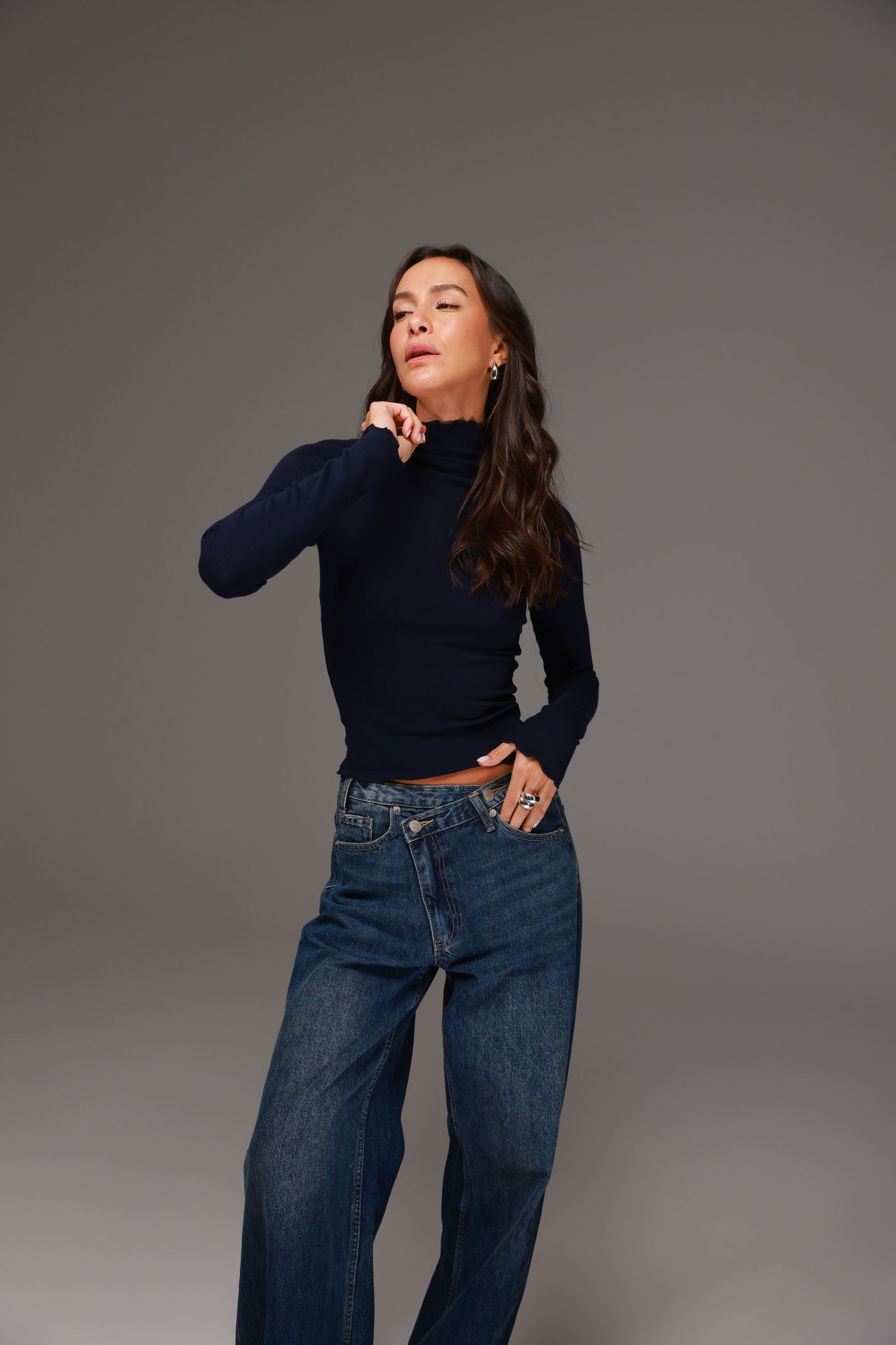 חולצת גולף ספנסר נייבי