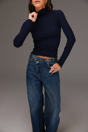 חולצת גולף ספנסר נייבי