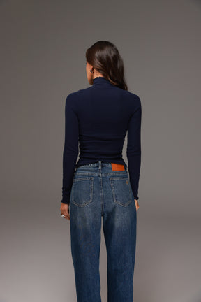 חולצת גולף ספנסר נייבי