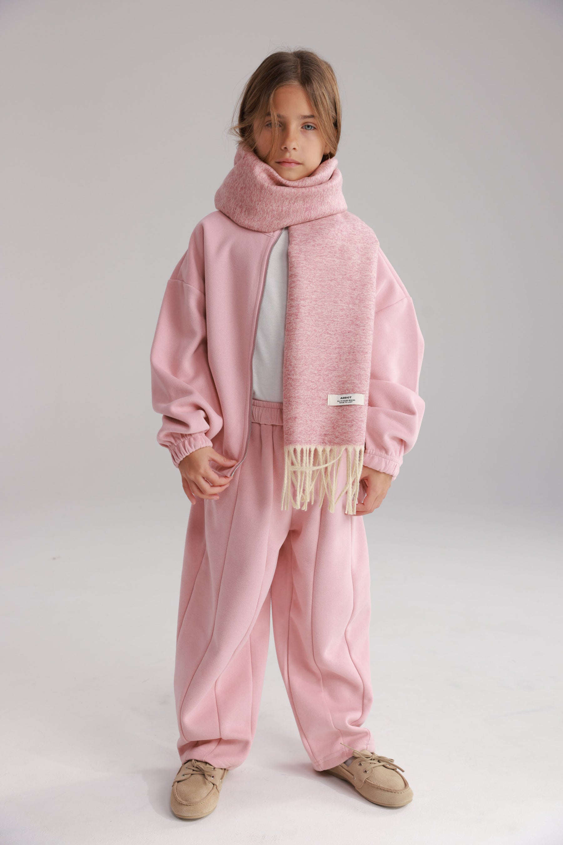 צעיף אניה ורוד