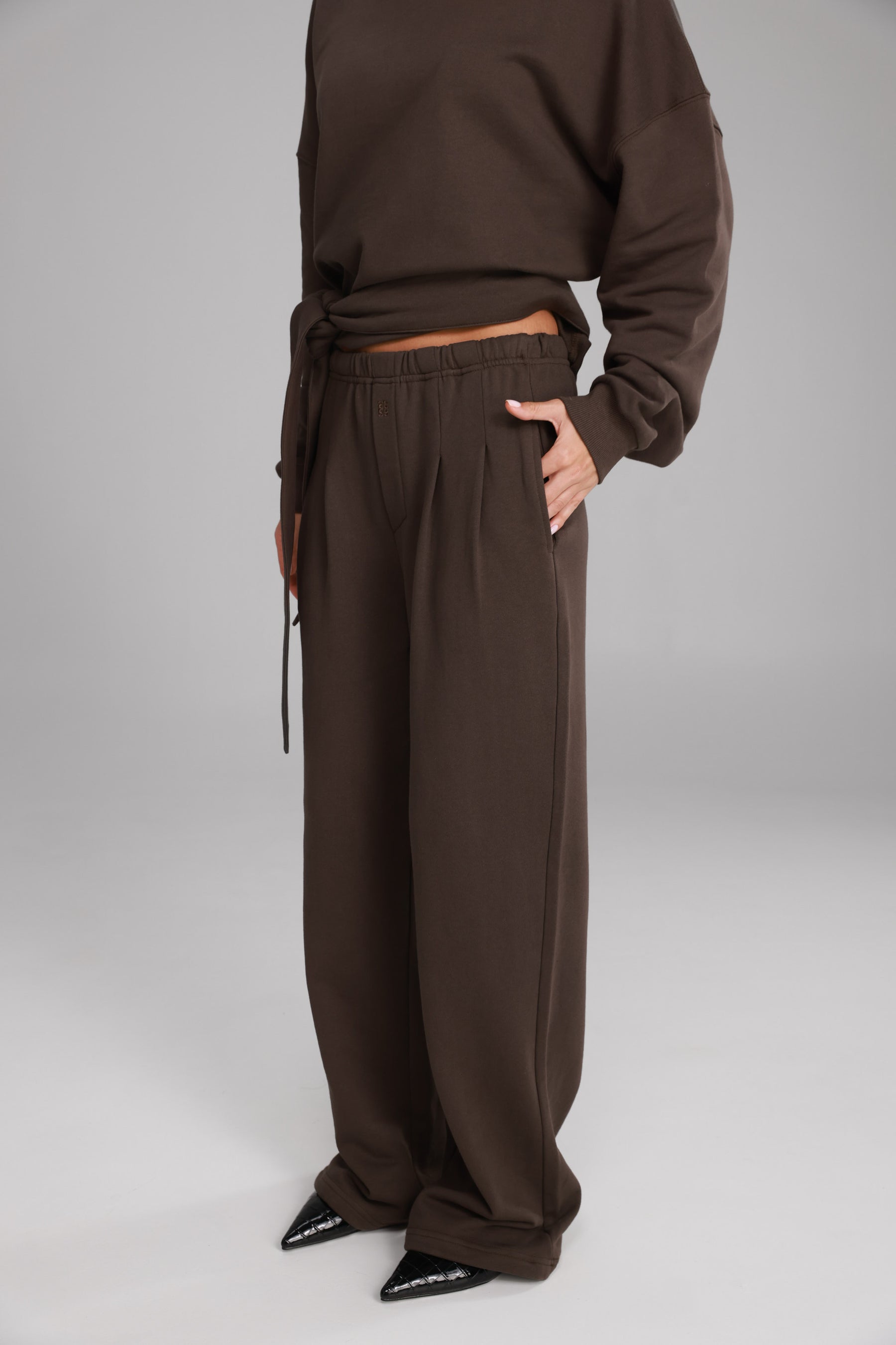 מכנסי פביאנה חומים