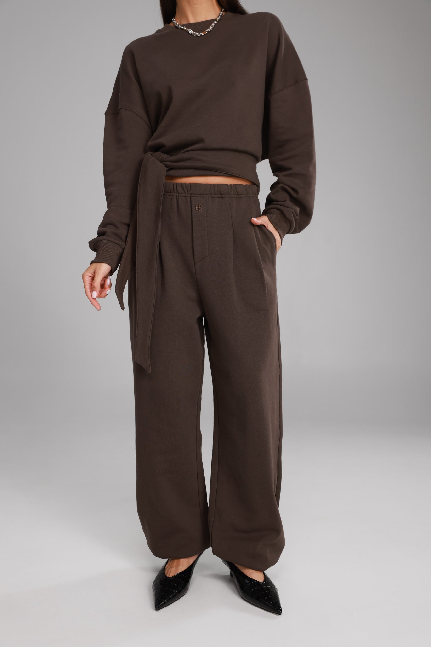 מכנסי פביאנה חומים