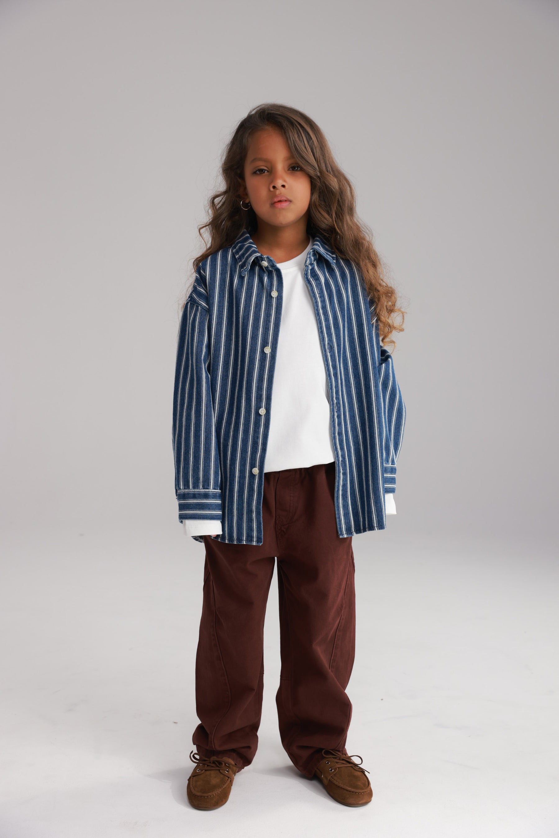 חולצת ג'ינס אירה כחול כהה