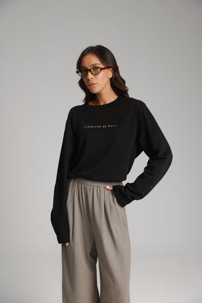 חולצת אמי שחורה