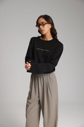 חולצת אמי שחורה