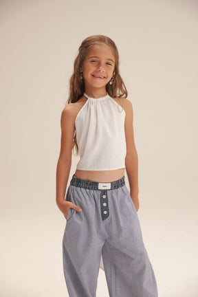 גופיית קולר אוריון לבנה