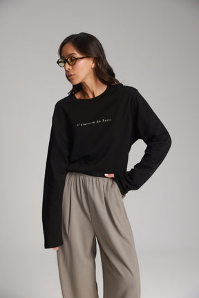 חולצת אמי שחורה