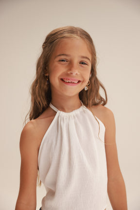 גופיית קולר אוריון לבנה