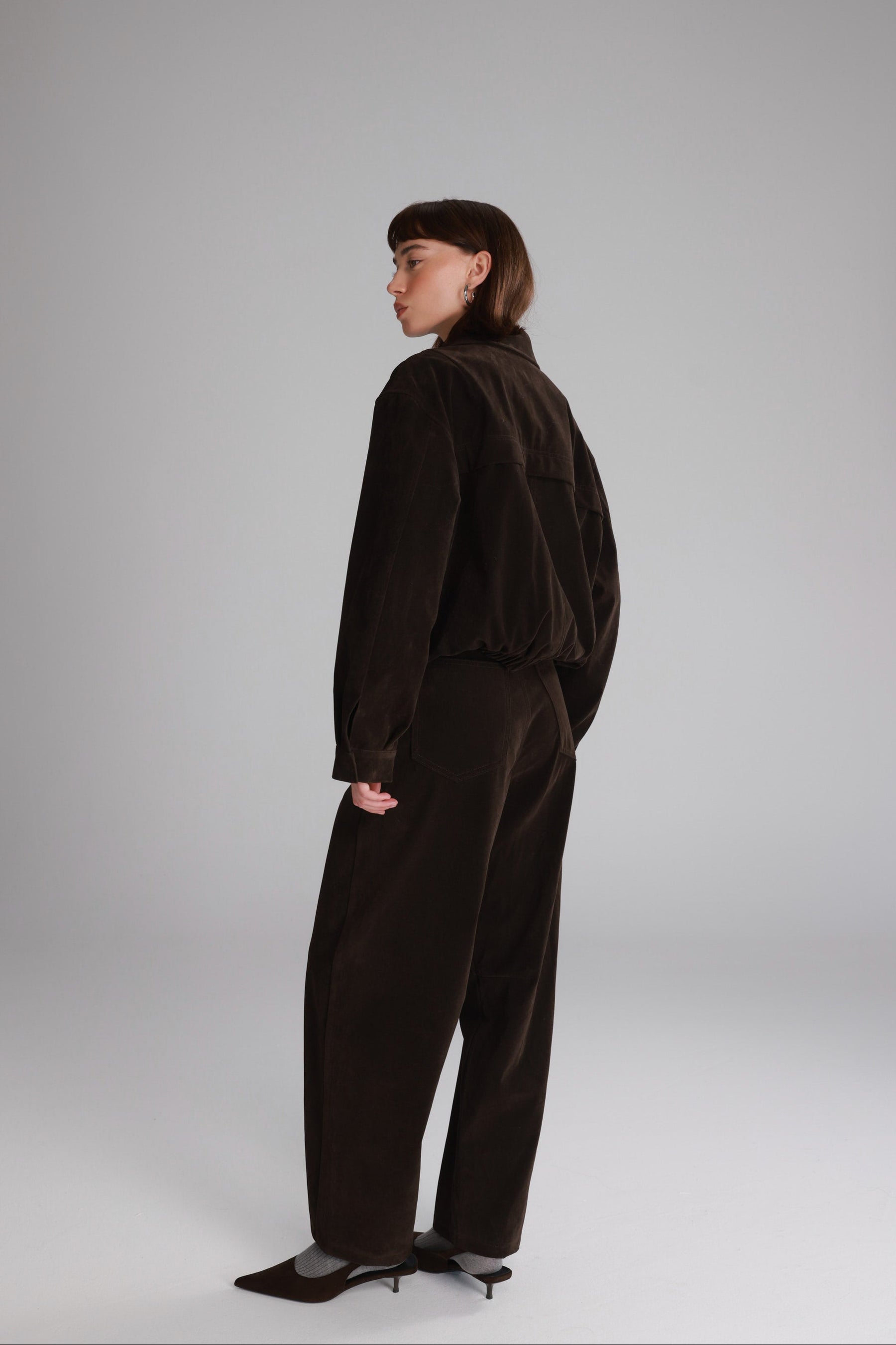 מכנסי דאלי חום כהה