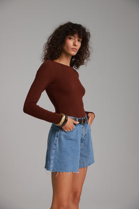 ג'ינס קצר לאונרדו כחול