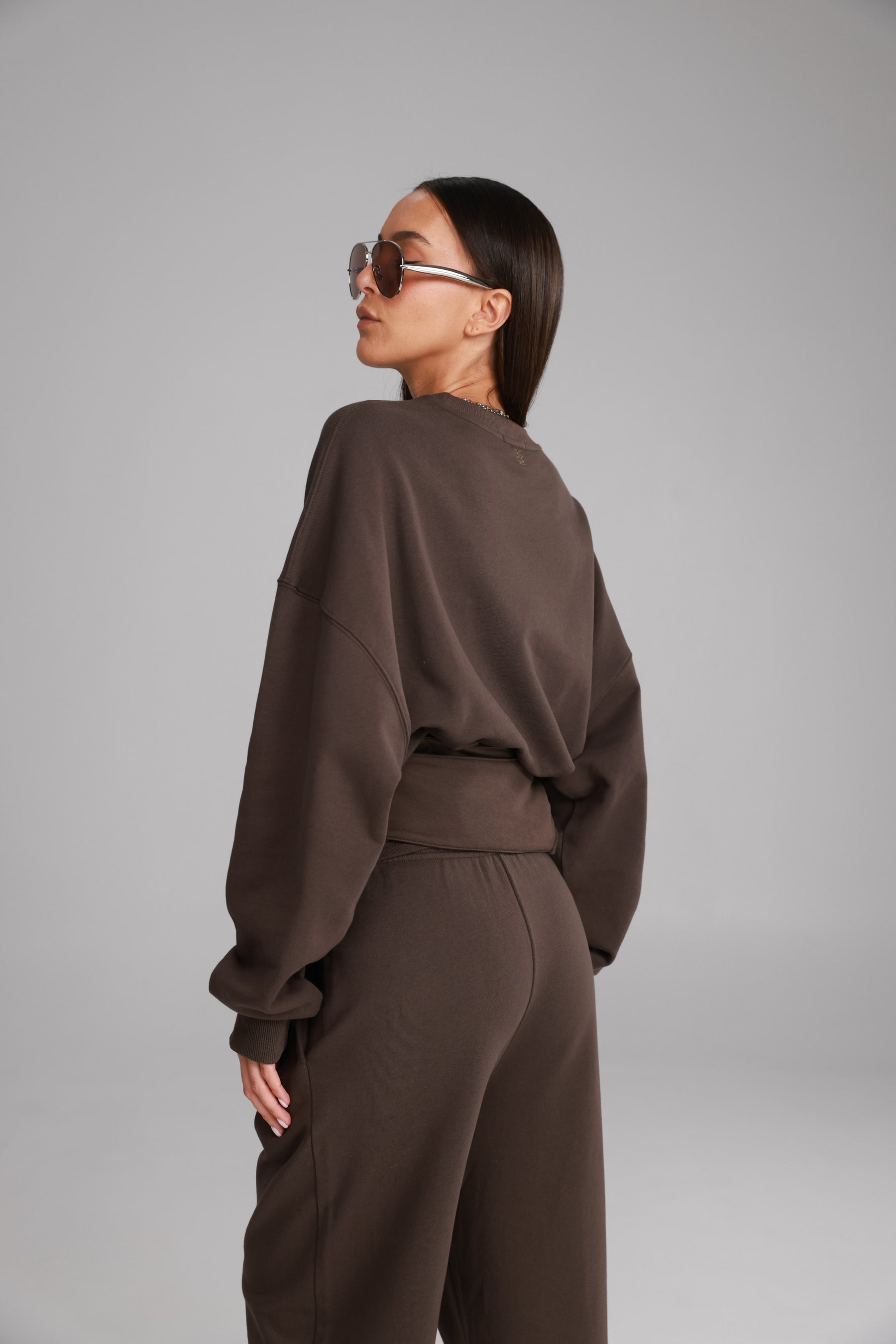 חולצת פביאנה חומה