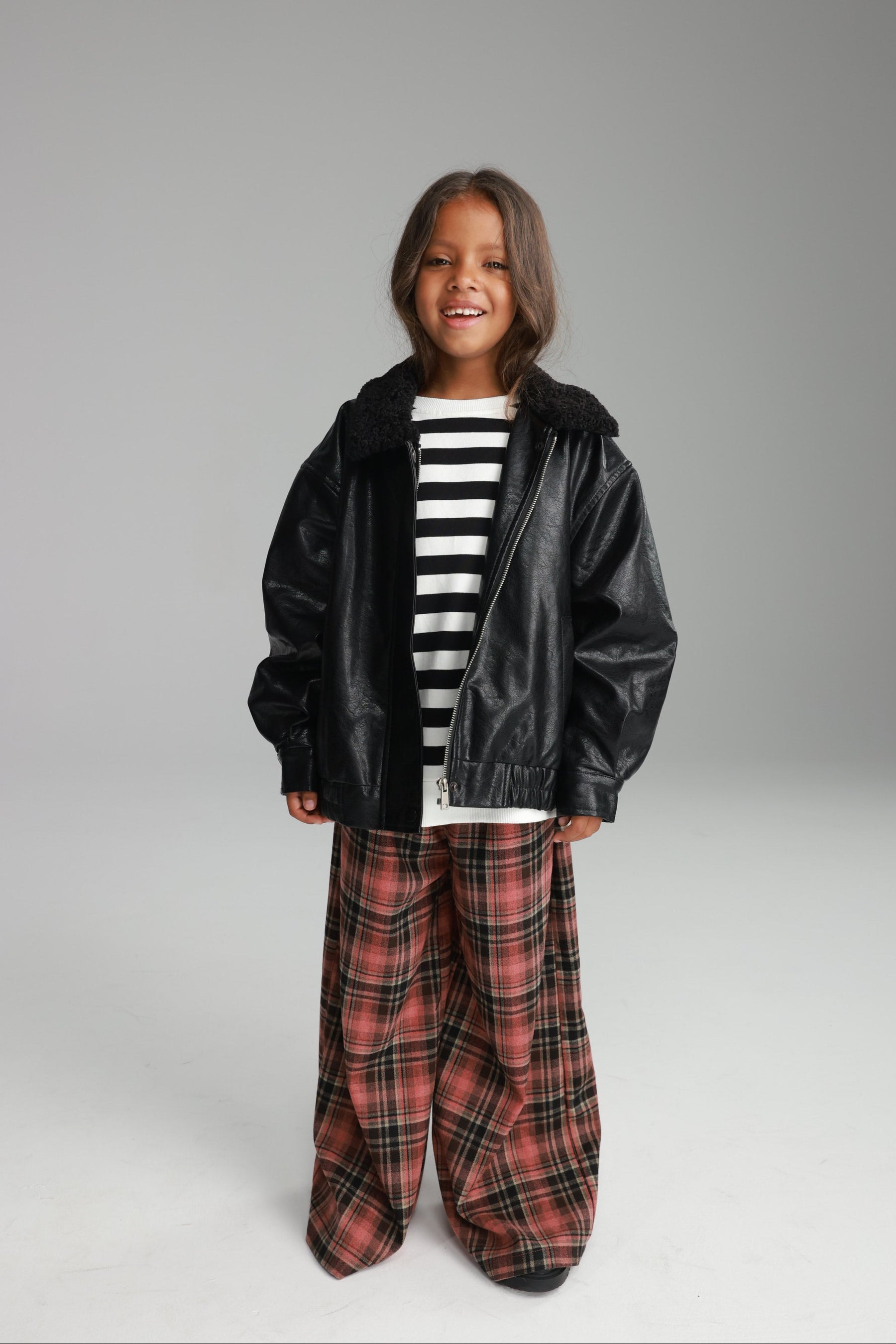 מכנסי נאלי משבצות אדום