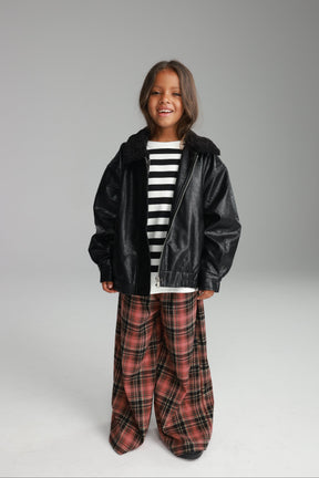 מכנסי נאלי משבצות אדום