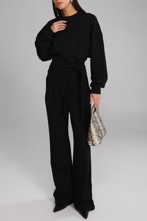 מכנסי פביאנה שחורים