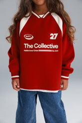 סוויטשירט קולי בורדו