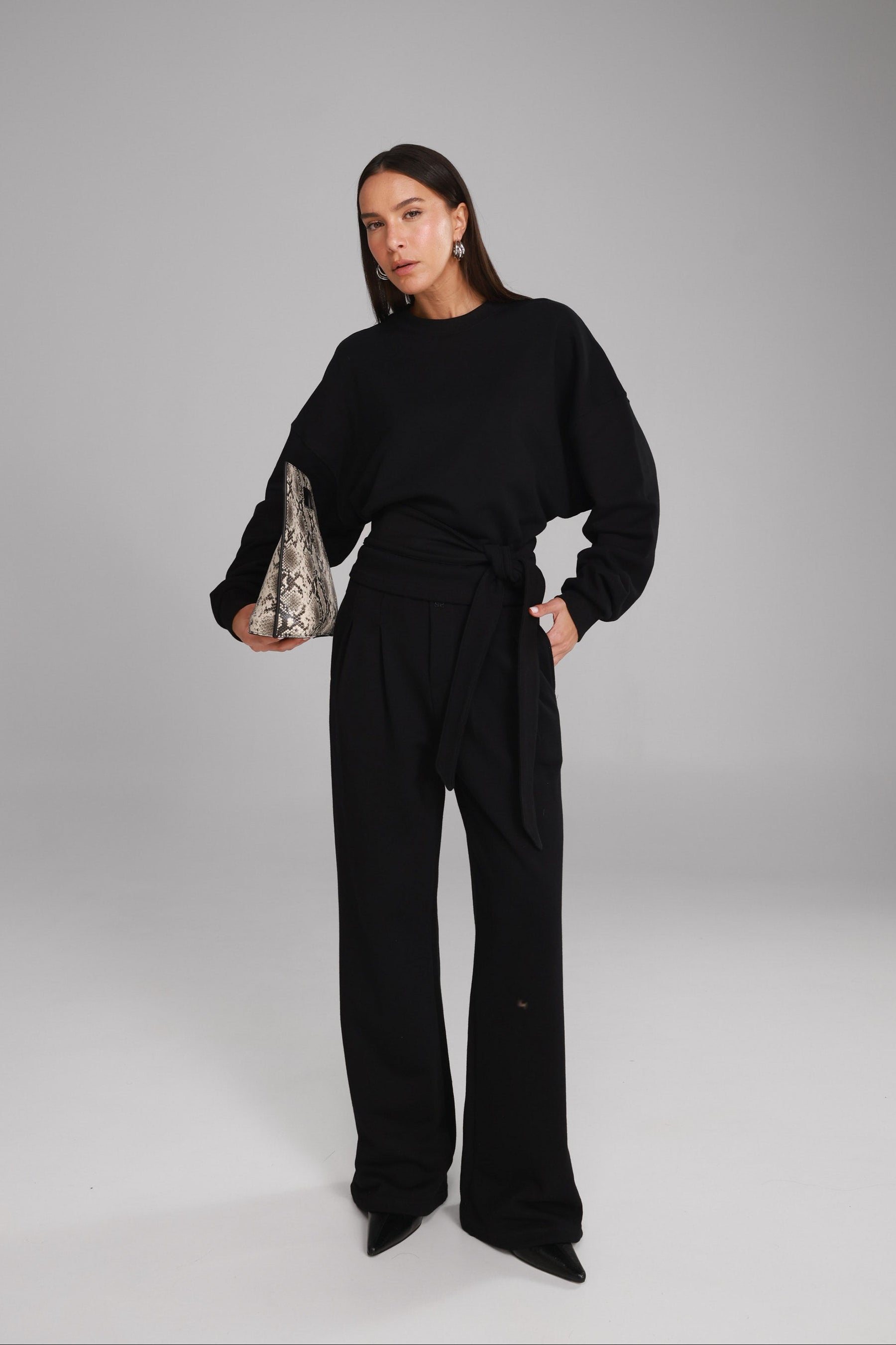 חולצת פביאנה שחורה