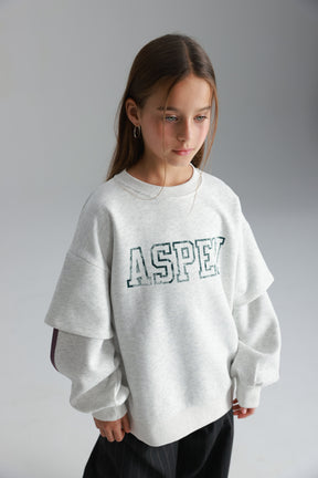 סוויטשירט אנני אפור בהיר