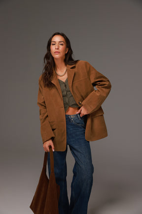 ג'קט מודי חום