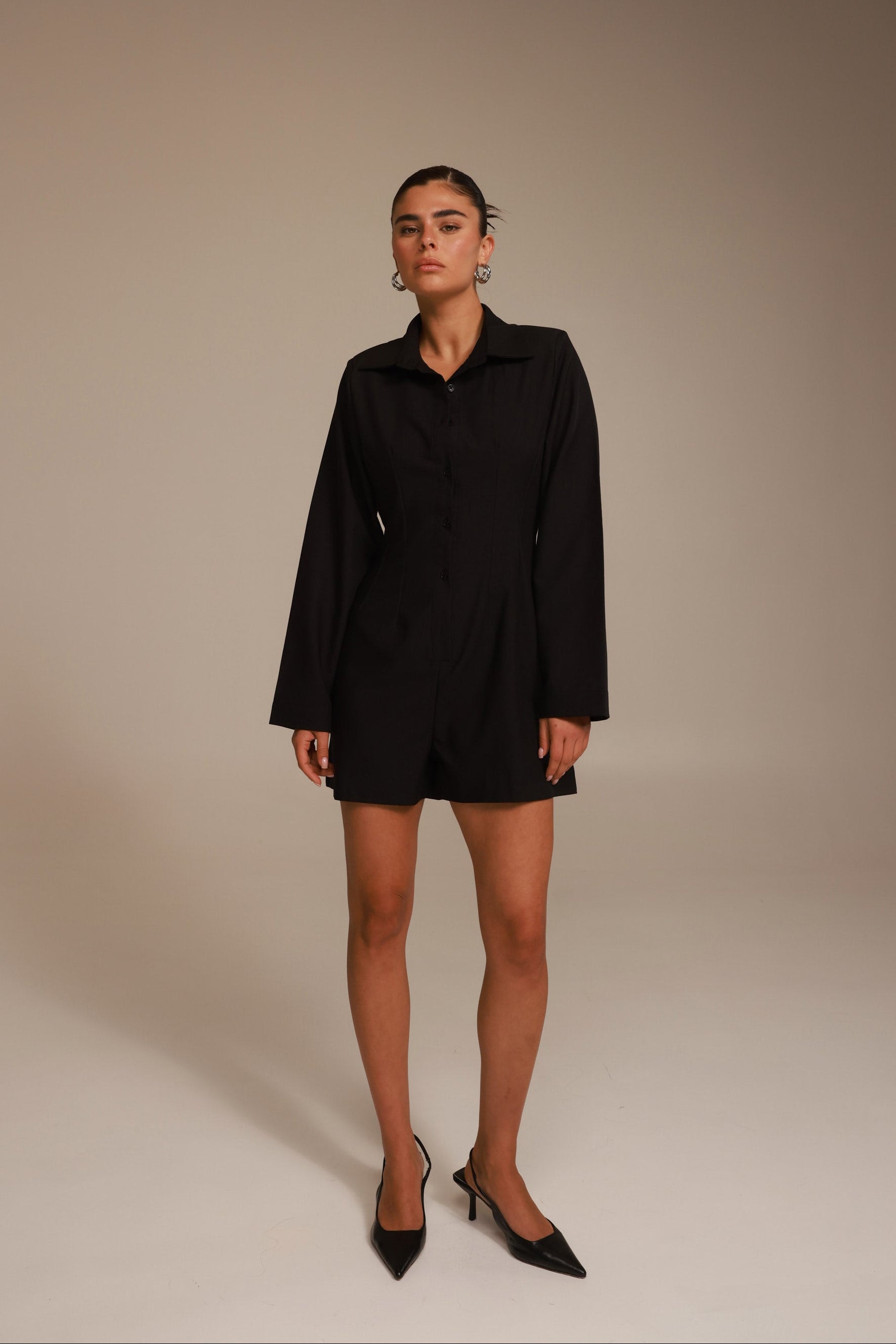 אוברול אוולין שחור