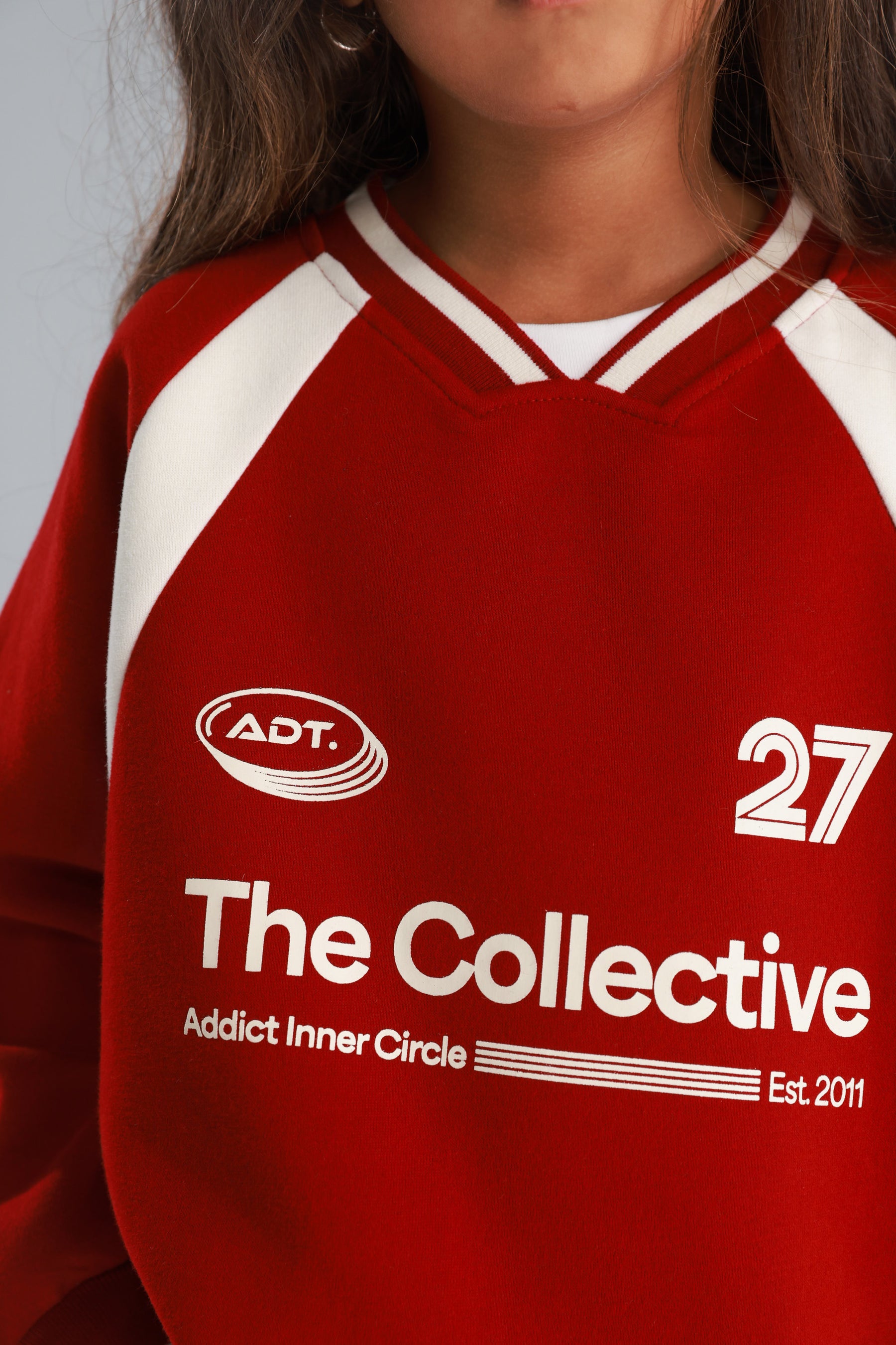 סוויטשירט קולי בורדו