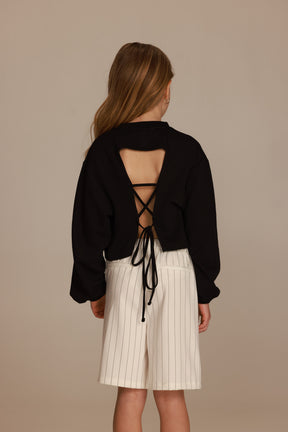 חולצת מייפל שחורה