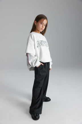 סוויטשירט אנני אפור בהיר