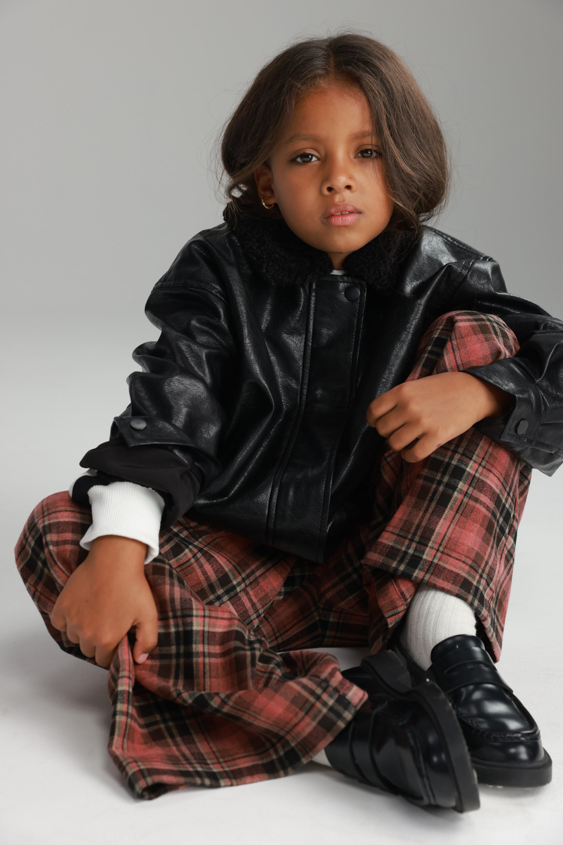 מכנסי נאלי משבצות אדום