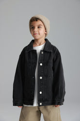 ג'קט ג'ינס מדיסון שחור