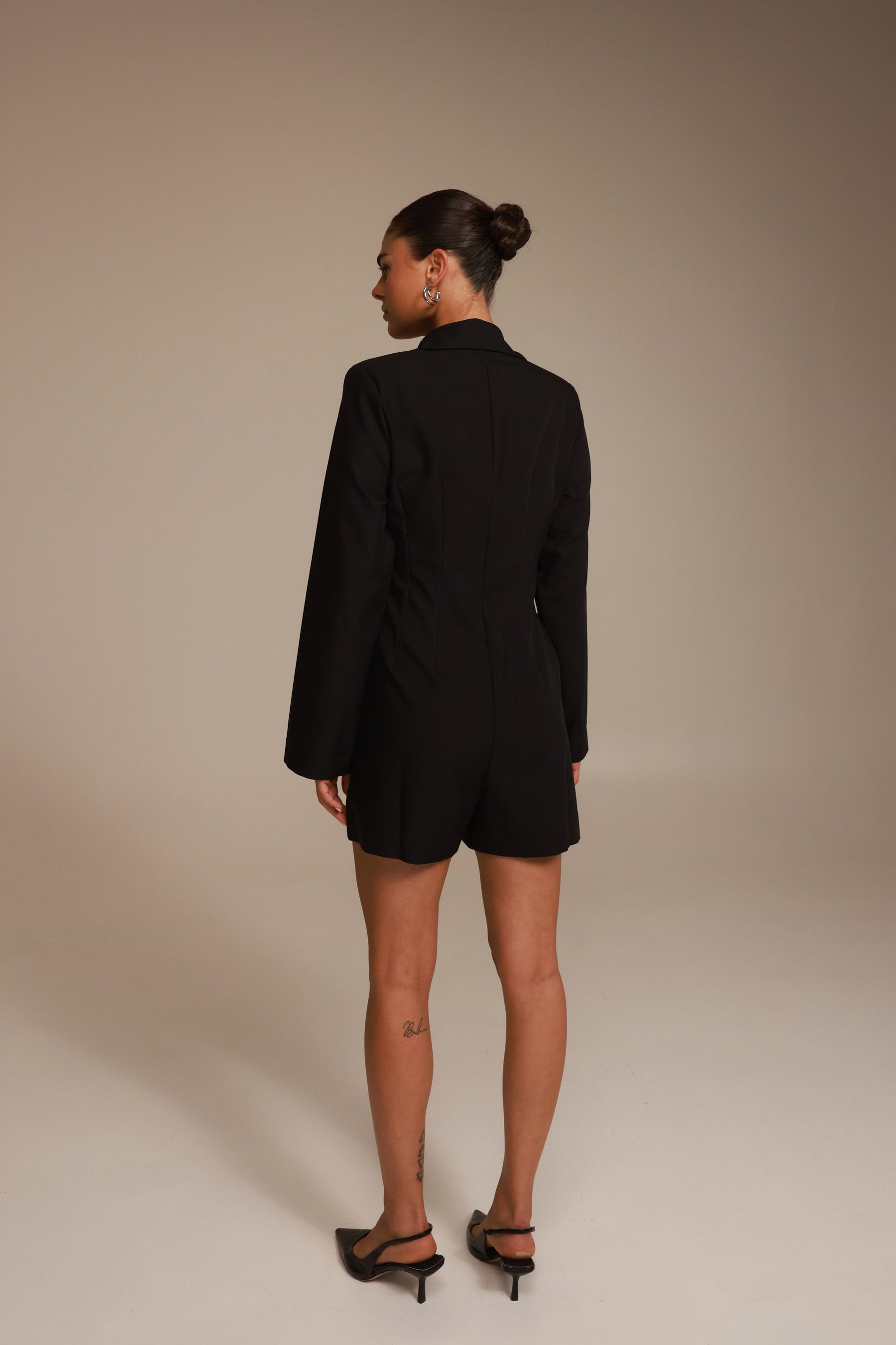 אוברול אוולין שחור