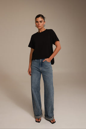 חולצת ריאל שחורה