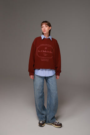 סוויטשירט קליבלנד בורדו