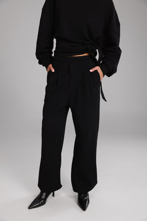 מכנסי פביאנה שחורים