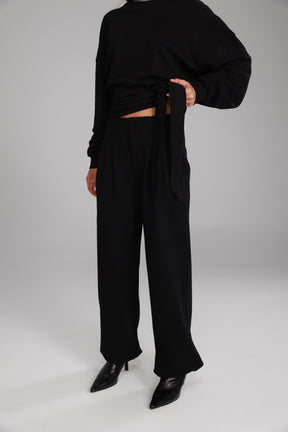 מכנסי פביאנה שחורים