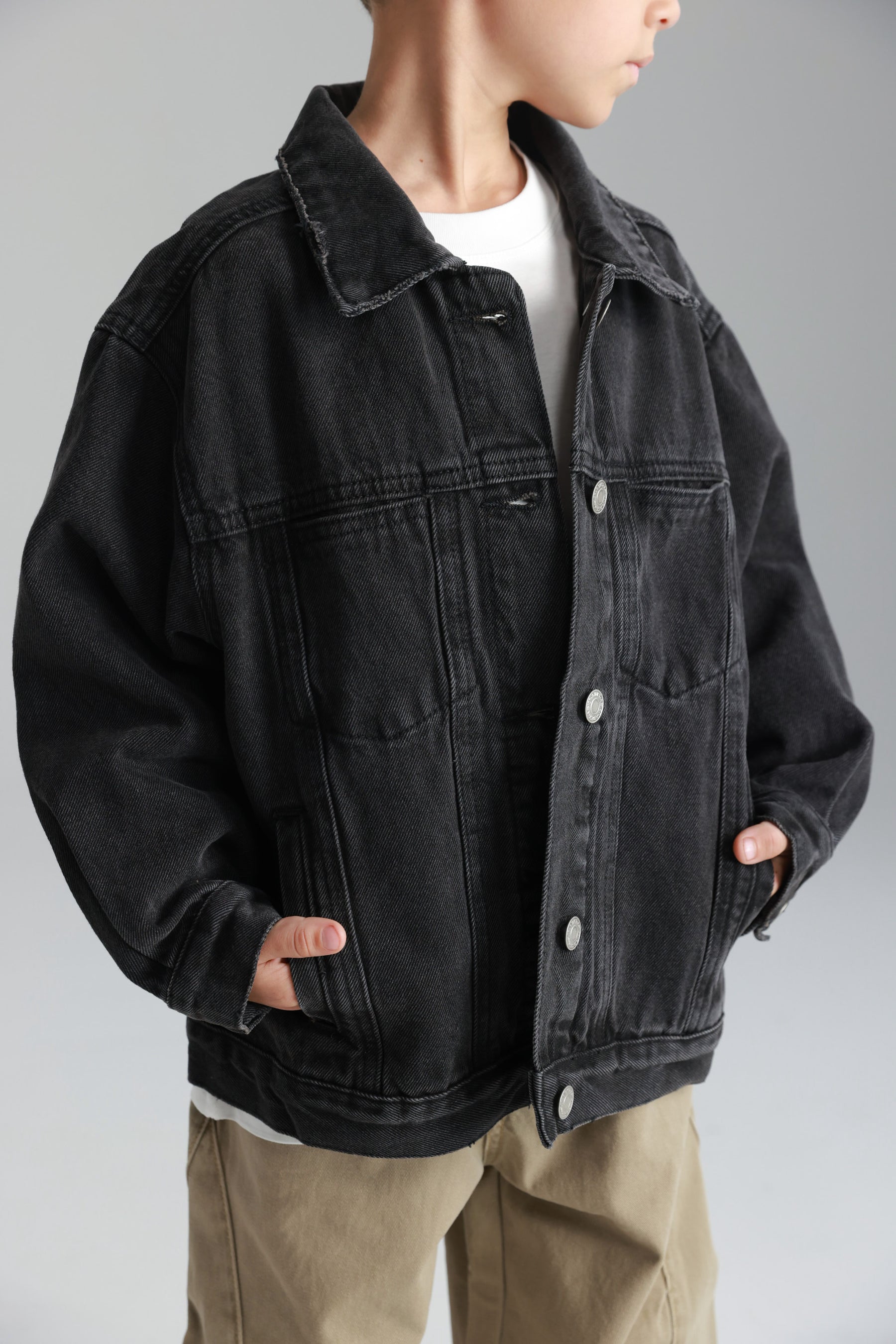 ג'קט ג'ינס מדיסון שחור