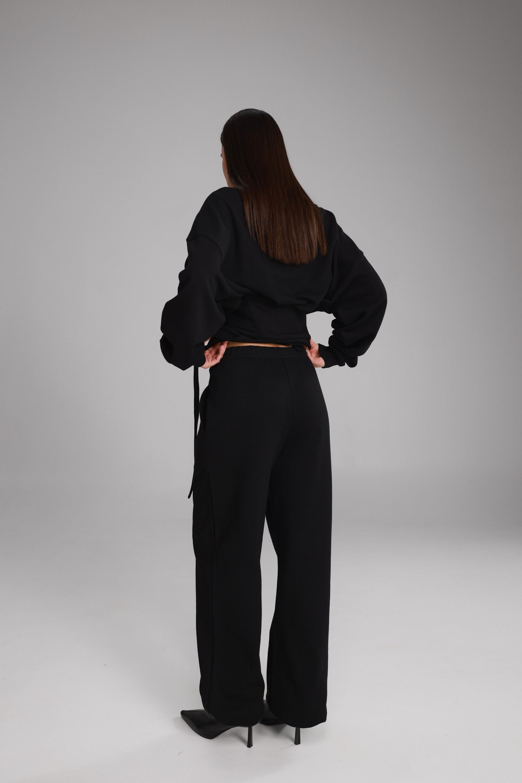 מכנסי פביאנה שחורים