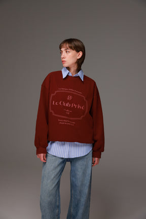 סוויטשירט קליבלנד בורדו