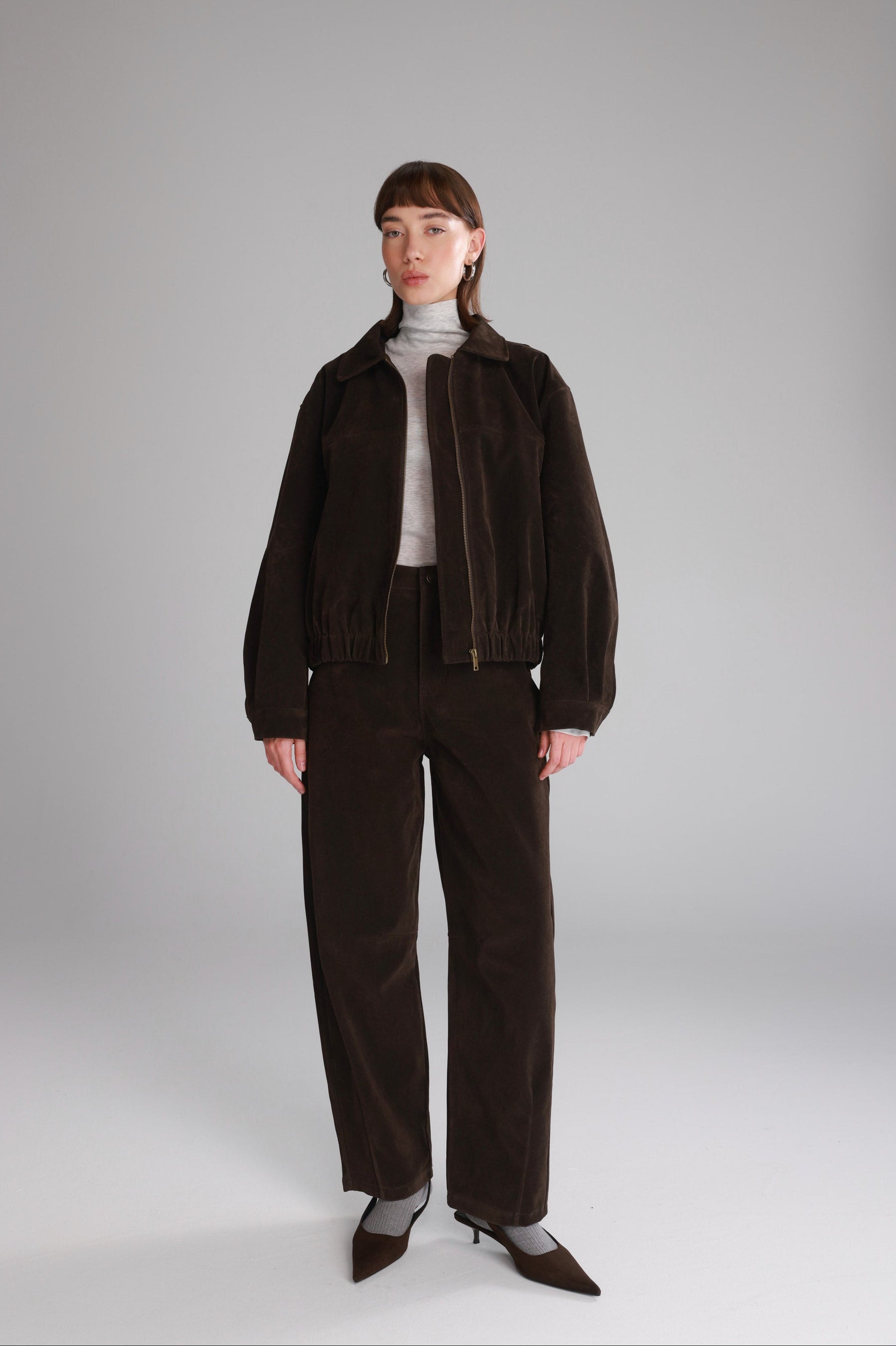 מכנסי דאלי חום כהה