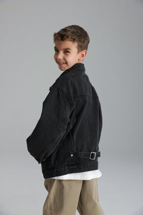 ג'קט ג'ינס מדיסון שחור